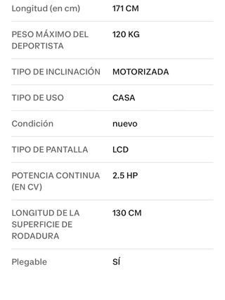 Cinta de correr BODYTONE precio negociable