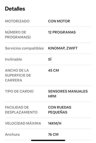 Cinta de correr BODYTONE precio negociable