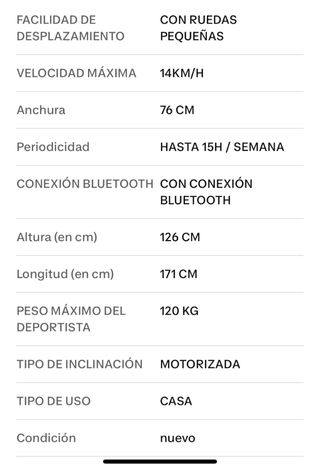 Cinta de correr BODYTONE precio negociable