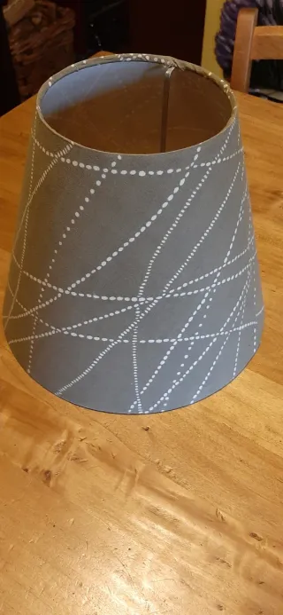 Paralume beige sabbia e bianco