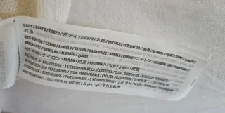 Jersey Blanco Hueso Hollister Cremallera Talla M