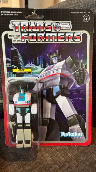 Transformers Jazz Action Figure ReAction hasbro