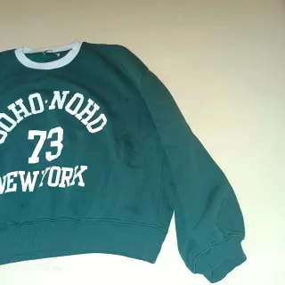 Sudadera Zara Soho New York Verde