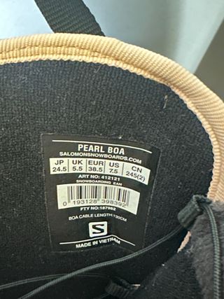 Botas de Snowboard Salomon Mujer Talla 38