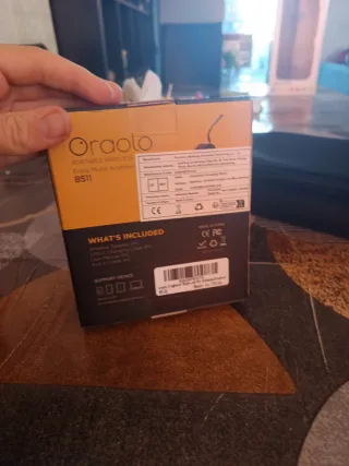 Altavoz Oraolo BS11 Negro y Naranja