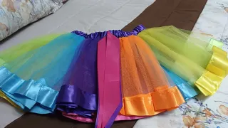 Falda Tutú Carnaval Multicolor