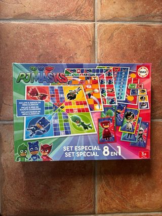 Set di giochi da tavolo 8 in 1 PJ MASKS di Educa