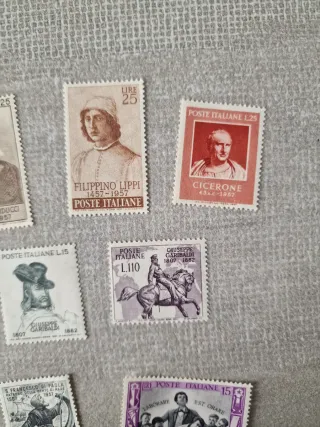Serie francobolli Repubblica italiana