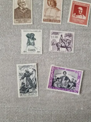 Serie francobolli Repubblica italiana