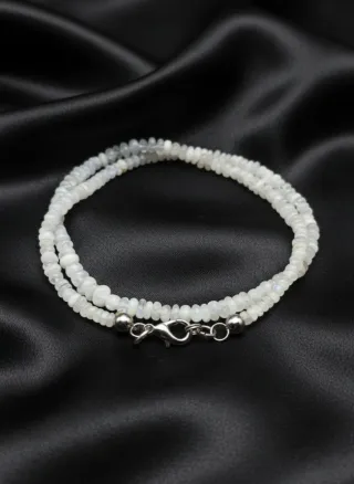 Collana di Rainbow Moonstone - 50 cm.