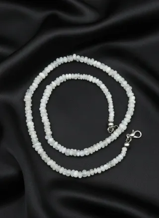 Collana di Rainbow Moonstone - 50 cm.