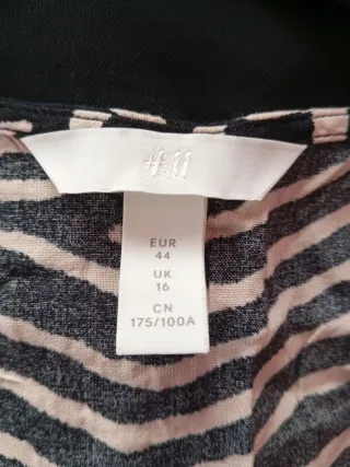 Blusa H&M Talla 44 Animal Print