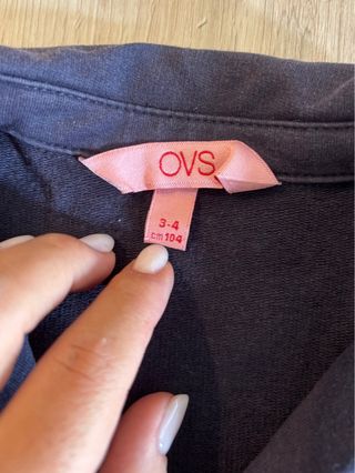 Felpa blazer OVS bambina 3/4 anni 104 cm