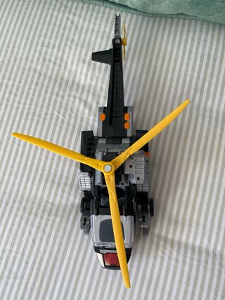 Juguete Transformer Velociraptor-Helicóptero