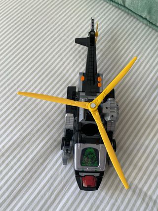 Juguete Transformer Velociraptor-Helicóptero