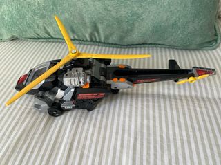 Juguete Transformer Velociraptor-Helicóptero