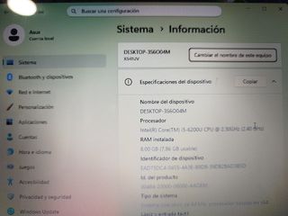 Portátil ASUS F541U Plata y Negro