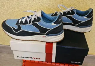 Zapatillas El Ganso Flex Azul y Negro