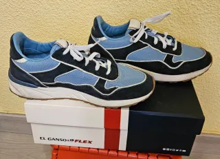 Zapatillas El Ganso Flex Azul y Negro