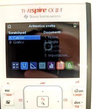 Calcolatrice grafica TI-nspire CX II-T