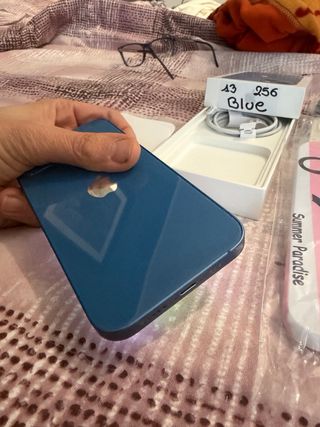 iPhone 13 256GB Blu full set