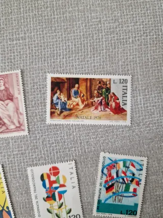 Serie francobolli Repubblica italiana