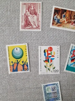 Serie francobolli Repubblica italiana