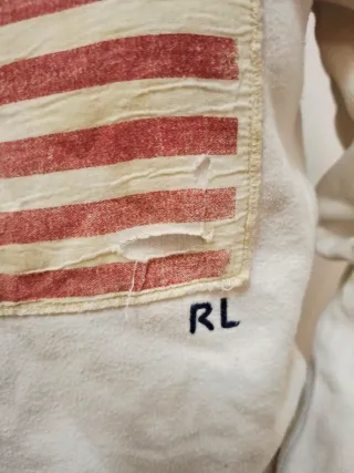 Sudadera Polo Ralph Lauren blanca