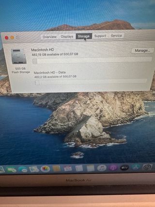 MacBook Air Intel i5 – 8GB RAM – macOS Catalina