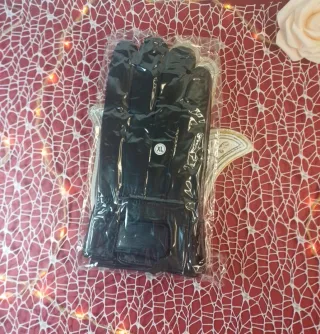 Guantes Piel auténtica Negros Talla Xl