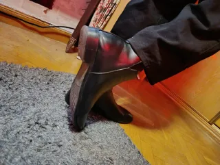 Botines negros de vestir