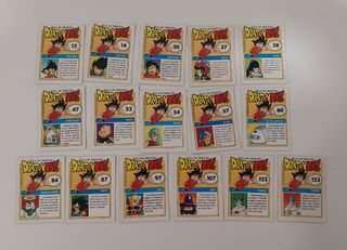Cartas/tarjetas Dragon Ball 16 Unidades