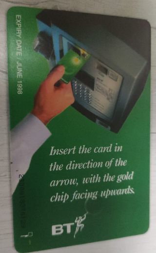 Scheda telefonica BT Regno Unito