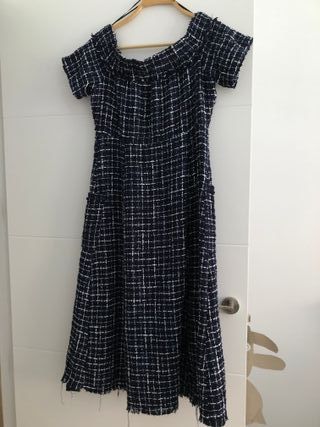 Vestido Tweed Zara Talla M