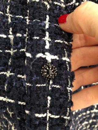 Vestido Tweed Zara Talla M