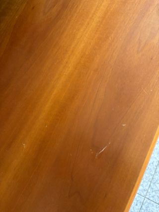 Parete attrezzata legno e vetro,ottime condizioni