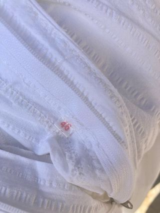Pantalón de algodón blanco