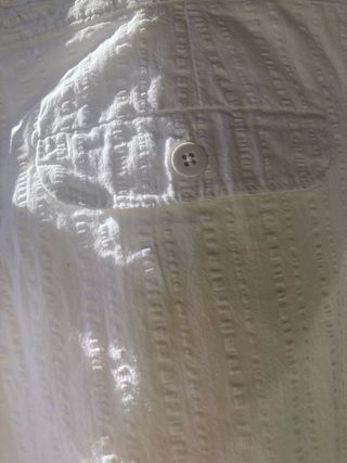 Pantalón de algodón blanco