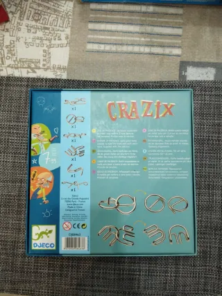 Rompecabezas de metal Djeco Crazix