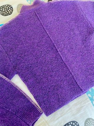 Chaqueta morada Zara