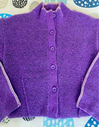 Chaqueta morada Zara