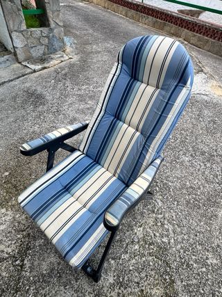 2 Tumbonas plegables Carrefour