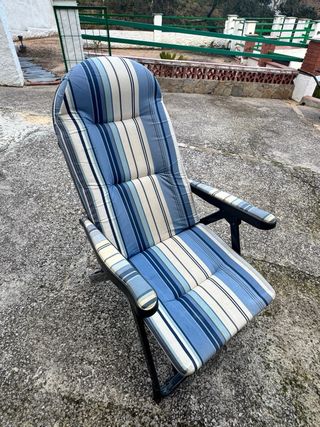 2 Tumbonas plegables Carrefour