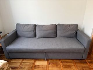 Divano letto Ikea grigio a 3 posti