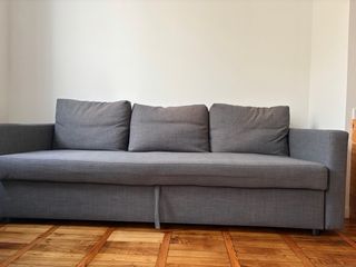 Divano letto Ikea grigio a 3 posti