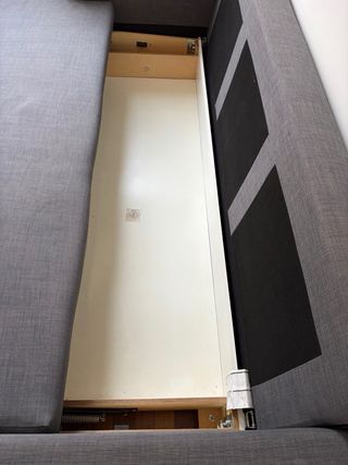 Divano letto Ikea grigio a 3 posti