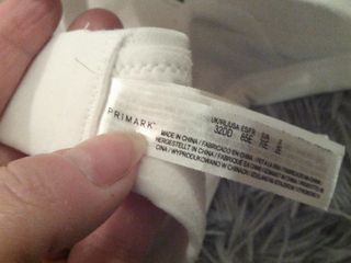 Primark Sutiã sem Aro 70E 32DD 85E Branco