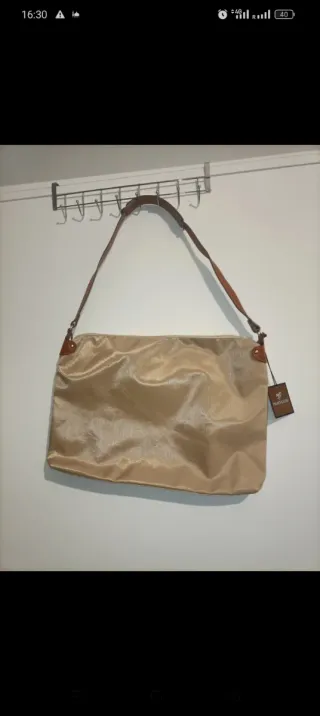 Borsa Piero Guidi Lineabold Beige/Marrone