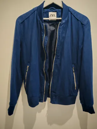 Chaqueta Zara Azul Marino Chico
