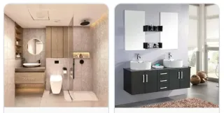 Limpieza de cuarto de baño.